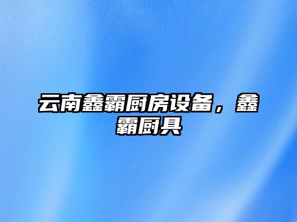 云南鑫霸廚房設備，鑫霸廚具